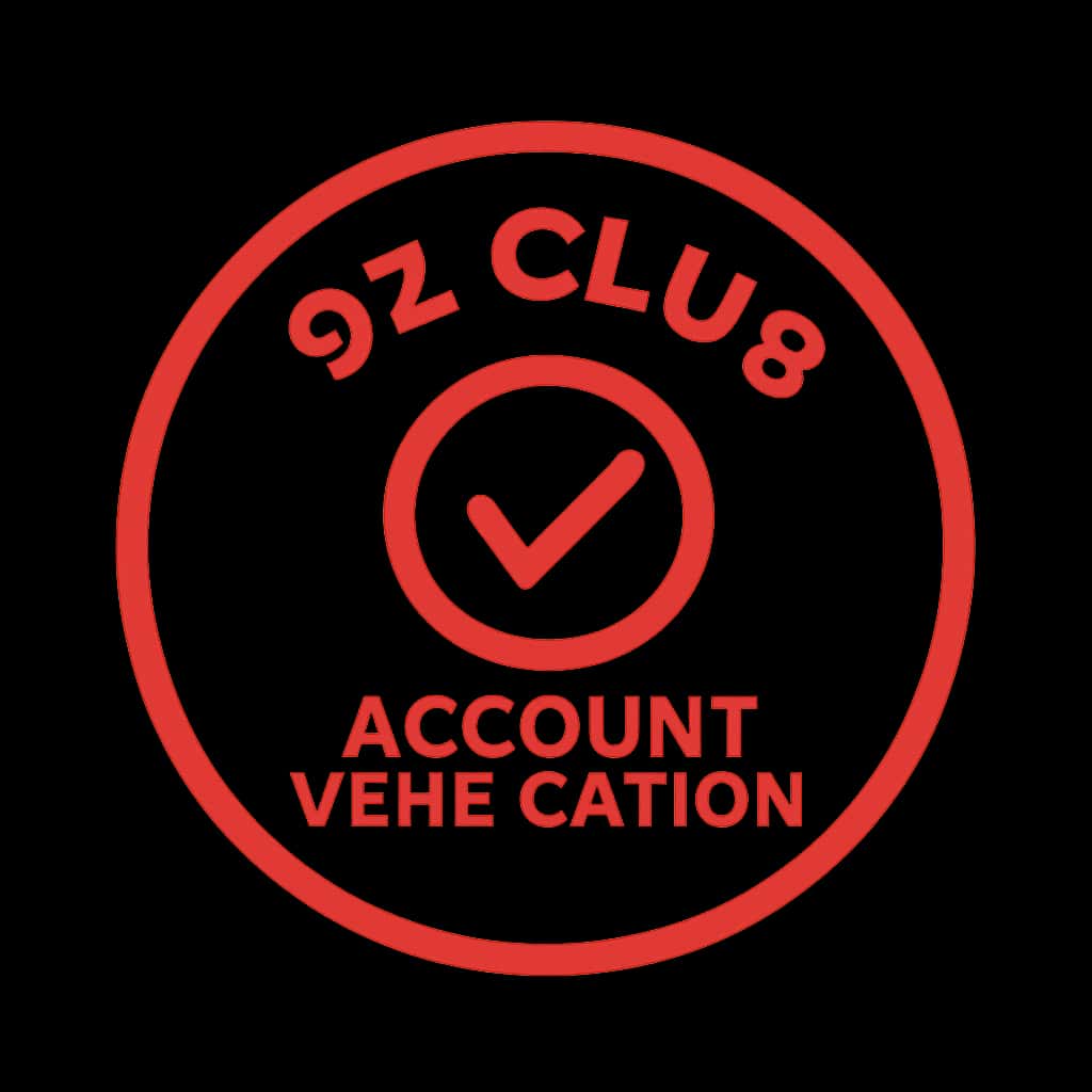 An icon representing the account verification process for 92 Club.