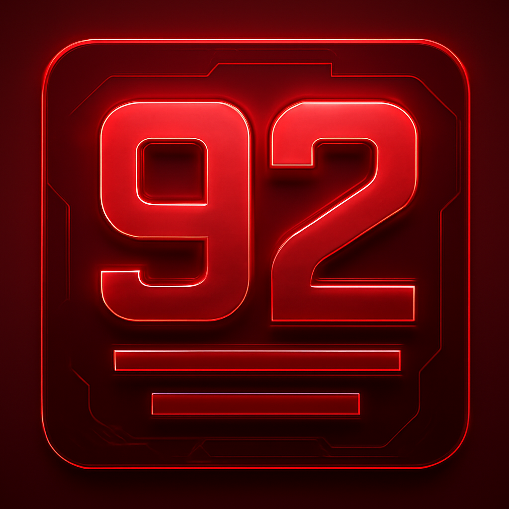 A badge representing assistance with the 92 Club account status.