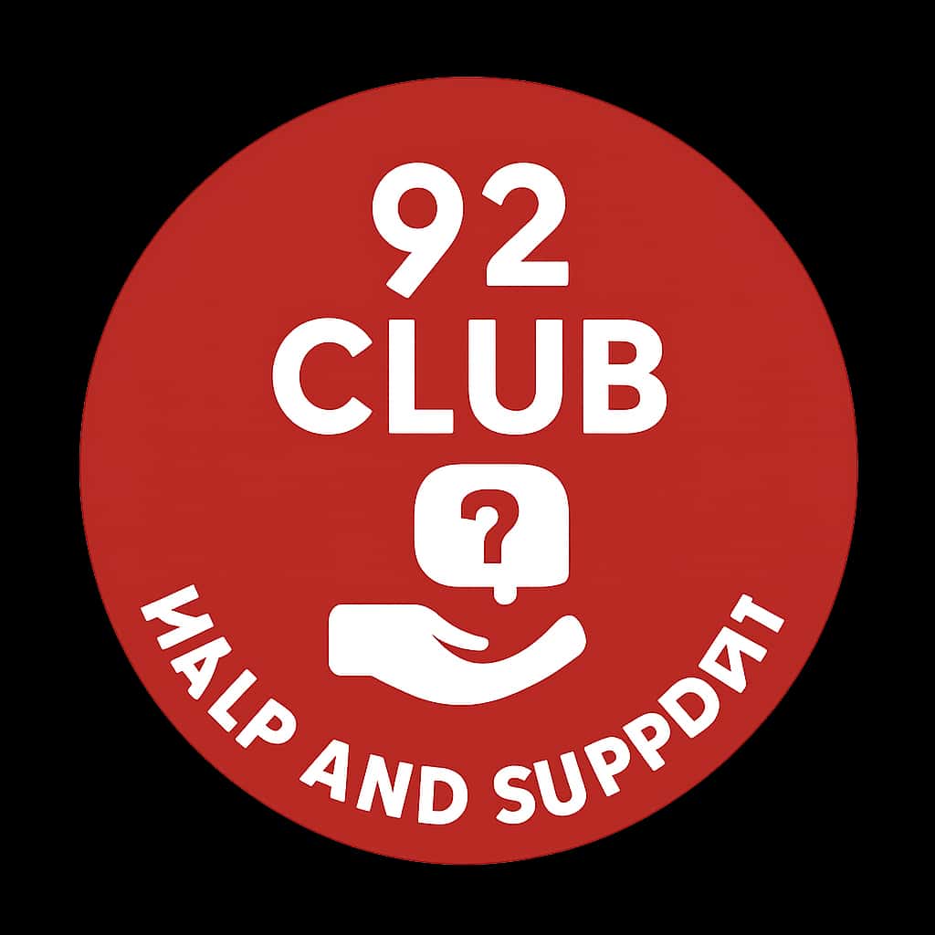 An icon symbolizing 92 Club Help and Support.