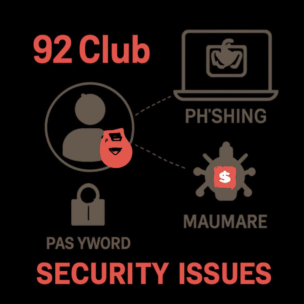 An educational diagram illustrating key security measures for 92 Club.