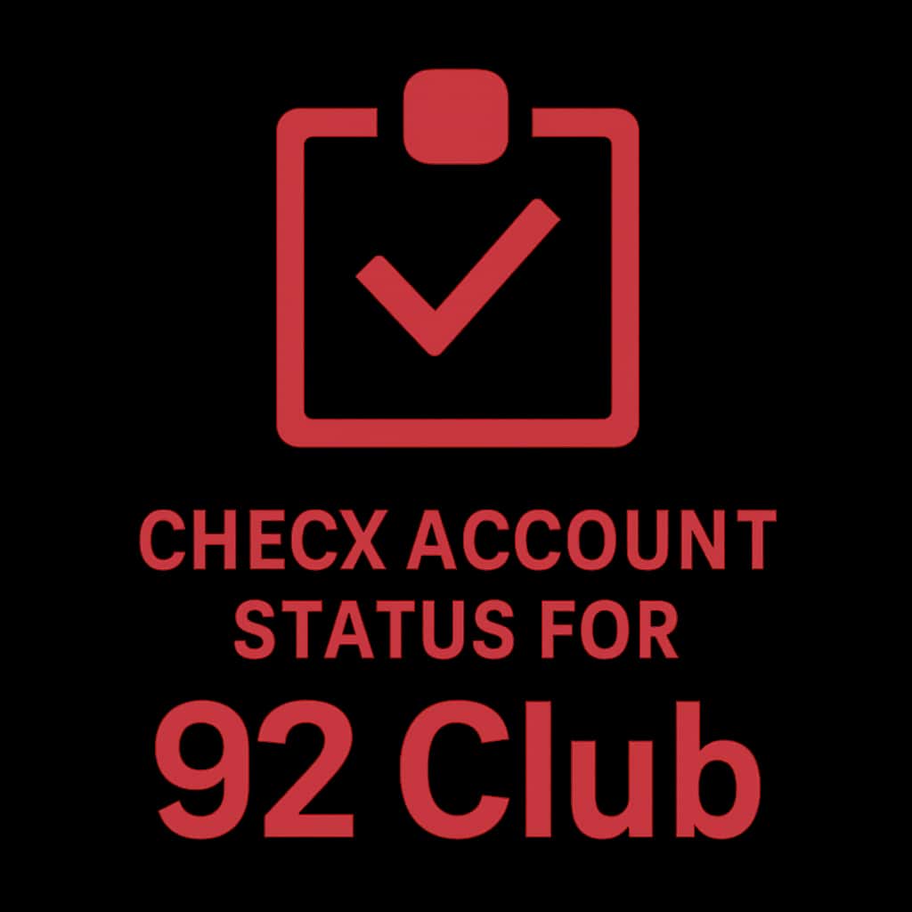 A badge representing assistance with the 92 Club account status.