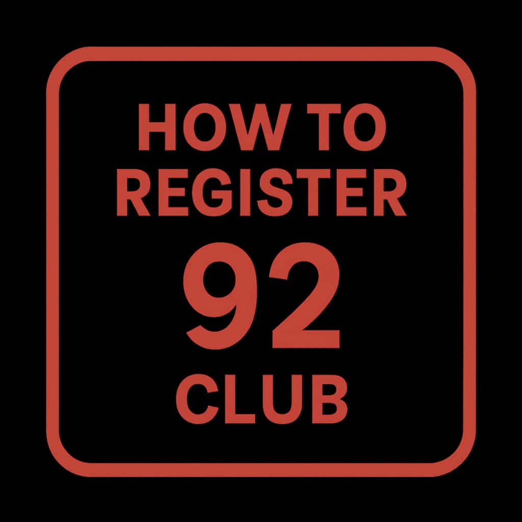 An icon representing 92 Club registration guide.