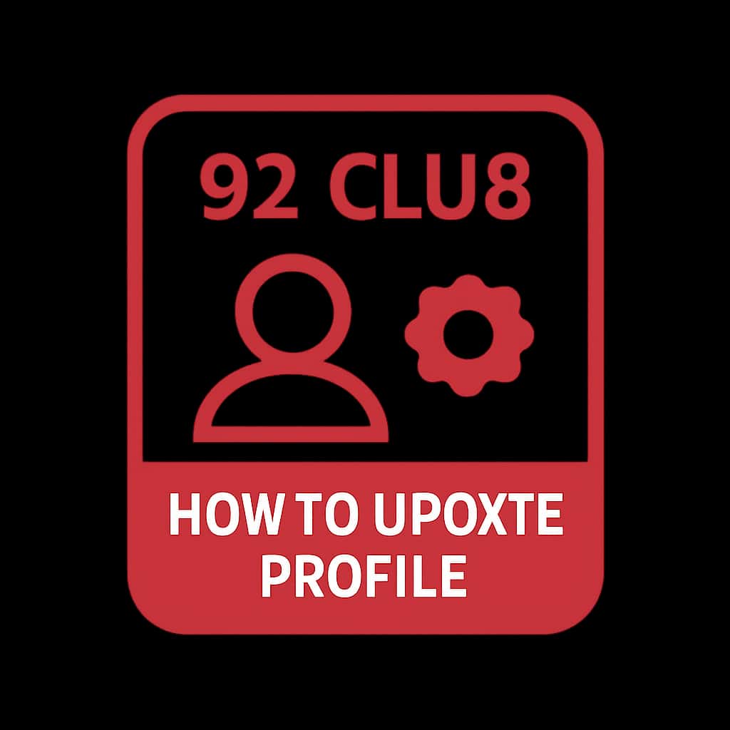 An icon representing guidance on updating the 92 Club profile.
