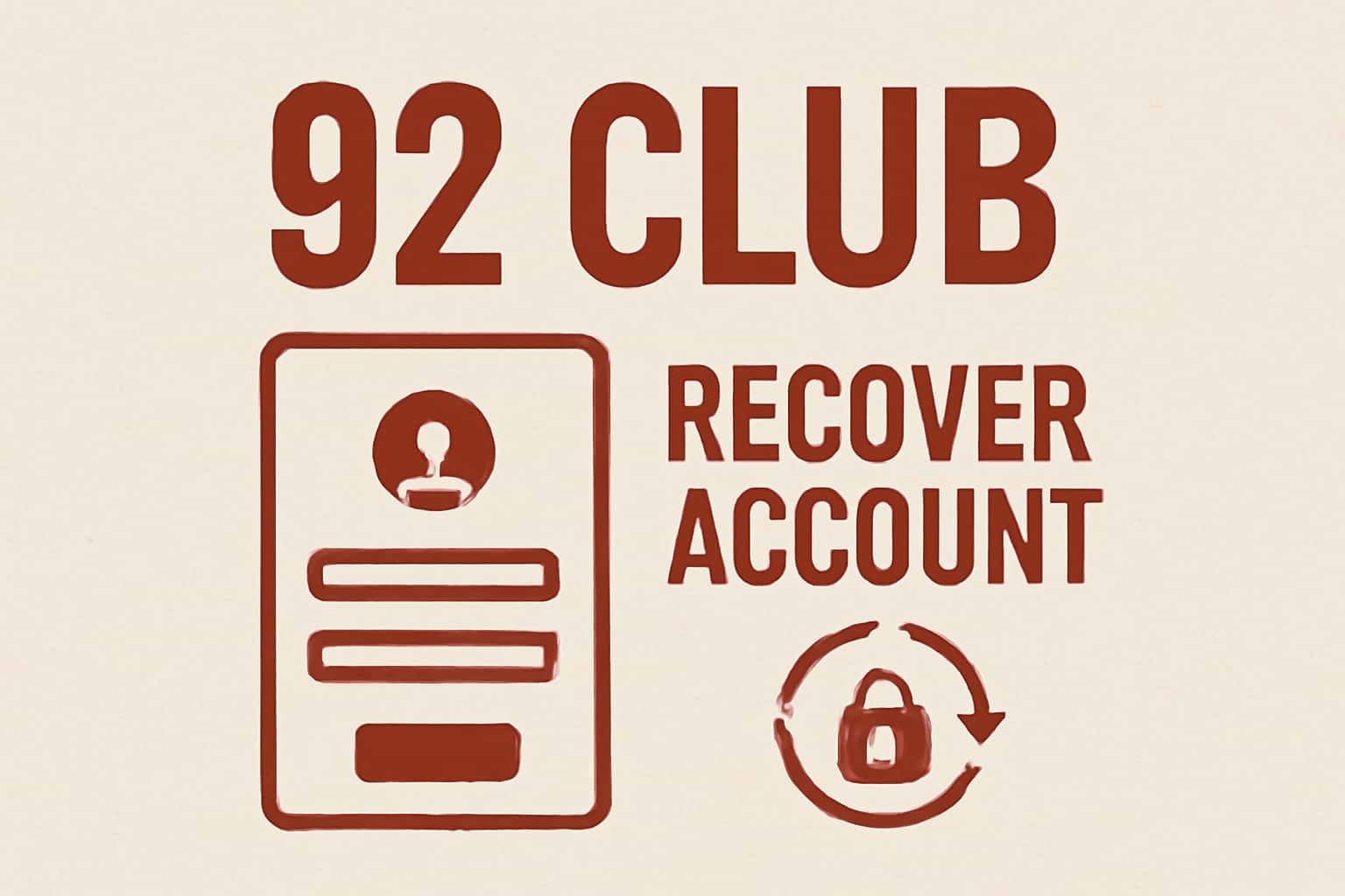Informational scene on recovering a 92 Club account with a focus on technology.